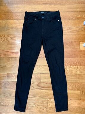 PAIGE Hoxton Black High-Rise Skinny Jeans size 30
